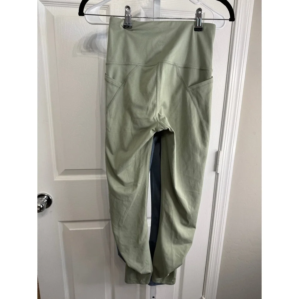 All In Motion Women Leggings Size XS 3 Pairs Of Workout Pants Red Blue Green